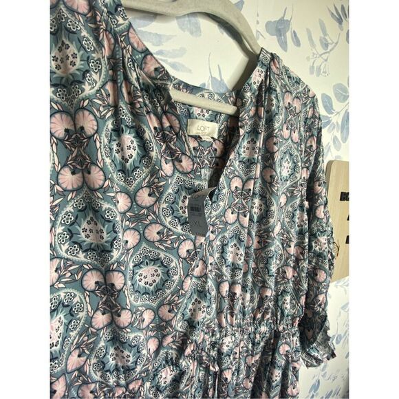 Loft Outlet NWT Paisley Dress Size XL - Picture 3 of 7